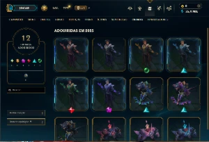 Conta Diamante 3 com 25 campeões e 7 skins - League of Legends LOL
