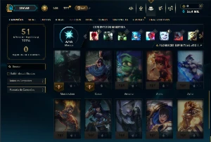 Conta Diamante 3 com 25 campeões e 7 skins - League of Legends LOL