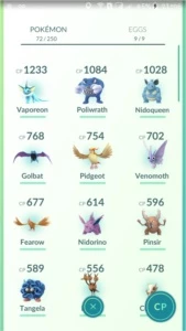 Pokémom GO - Conta lv 20 com Pokémons CP alto