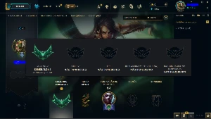 Conta ESMERALDA 1 48pdl - LVL 42 100% UPADA A MÃO leia desc - League of Legends LOL