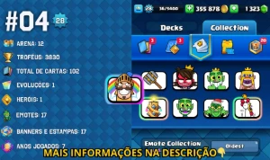 PROMOÇÃO!! - Contas Clash Royale Com Imagens