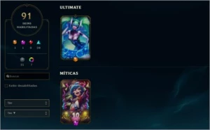 Conta LoL Prata I |91 skins | 93 campeões (conta de 2014) - League of Legends