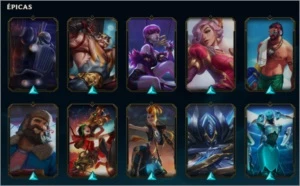Conta LoL Prata I |91 skins | 93 campeões (conta de 2014) - League of Legends