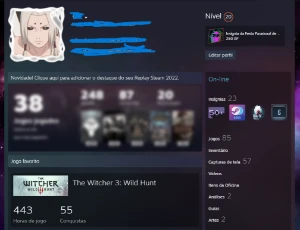 Conta Steam diversos jogos