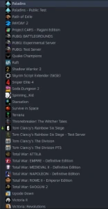 Conta Steam diversos jogos