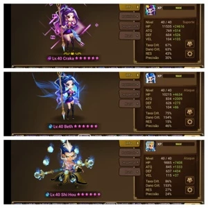 Conta Craka Euro com 31 nat 5 - Summoners War