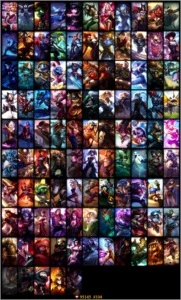 V>CONTA LOL>104SKINS (RAMMUS REI)>PLATINA 3>R$250> - League of Legends