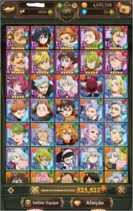VENDO CONTA SEVEN DEADLY SINS: GRAND CROSS GLOBAL - Outros