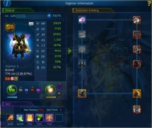 Conta dmo AOX - Digimon Masters Online