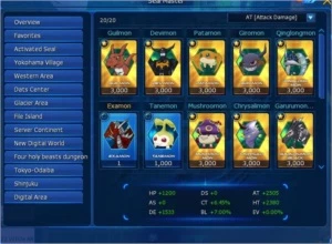 Conta dmo AOX - Digimon Masters Online