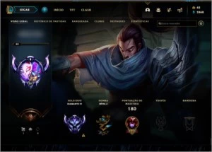 Conta Lol D4 Com 74 Champs e Passe Florescer - League of Legends