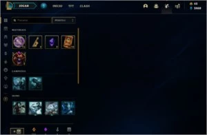 Conta Lol D4 Com 74 Champs e Passe Florescer - League of Legends