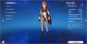 🆙 AR 56 |⭐ 8 Personagens T5| Sv. Américas 🌎 - Genshin Impact