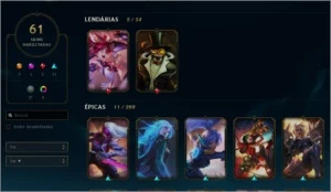 Conta Ouro 3 League of Legends LOL