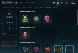 VENDO CONTA - LEAGUE OF LEGENDS LOL