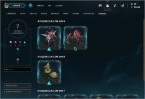 VENDO CONTA - LEAGUE OF LEGENDS LOL