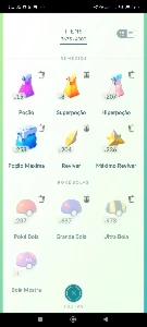 Lvl 44 Xp 47 Ano 2016 126 Lendarios 417 Brilhantes - Pokemon GO