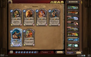 Conta de Hearthstone com muitas lendárias - Blizzard