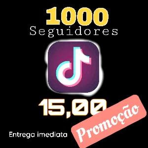 [Promoção]1000 Seguidores TikTok por apenas R$ 15,00 - Redes - Redes Sociais