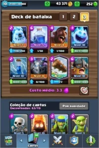 Clash Royale LVL 10 - Arena 10 c lendárias. APENAS PARA IOS.