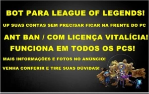 Bot para upar conta - League of Legends LOL