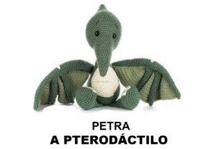 Receita em PDF - Bichinho Petra a Pterodáctilo Amigurumi - Outros