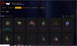 Conta com 18k+ Achiev e 277 Mounts - Blizzard