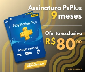 Assinatura PsPlus 9 meses - Assinaturas e Premium