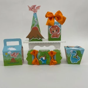 Kit Festa 20 Lembrancinhas Dino Baby Personalizadas - Artesanato e Personalizados
