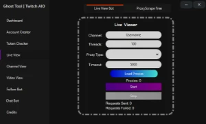Bot De Viewers Twitch / Dois Programas - Redes Sociais