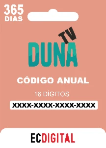 Duna TV Anual Gift card - Gift Cards