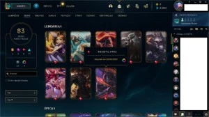 CONTA DE LOL COM 97 CHAMP E 81 SKINS - League of Legends