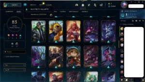 CONTA DE LOL COM 97 CHAMP E 81 SKINS - League of Legends