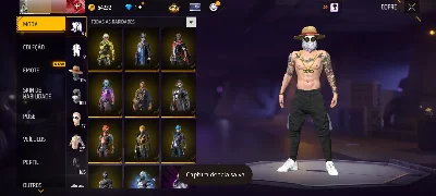 Conta Antiga Free Fire Gemada, Sem Calça Angelical