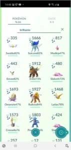 Conta Pokémon Go level 36