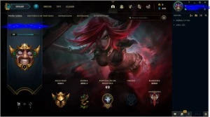 Conta lol Ouro 1 75 pdl, lvl 50, 2 skins - League of Legends
