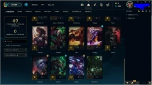 Conta lol Ouro 1 75 pdl, lvl 50, 2 skins - League of Legends