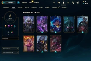 Diamante 2 C SKINS SHARDS ETERNOS EA EM - League of Legends LOL