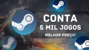 Conta Steam Com 5 Mil Jogos Aleatórios - Entrega Automática