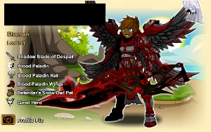 Lvl91 + Shaman + 25Kk + Cape Of Awe & Nome Único & 200 Ac& - Adventure Quest World AQW