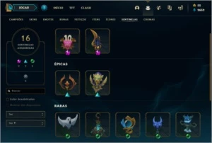 Conta Platina com 145 campeões, 180 skins - League of Legends LOL