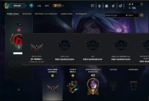 Ferro 1 com 25 Champs e 4 Skins - League of Legends LOL