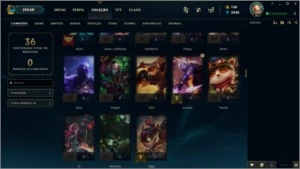 Conta LoL Platina IV + Aatrox Vitorioso + Ekko True Damage - League of Legends