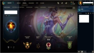 Conta League Of Legends Ouro 3 85 Campeões E 37 Skins