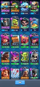 Conta Clash Royale 2Kk Gold Level 33 Trofeus 6300