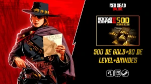 Red Dead Online (PC) 500 gold bar, +20 Level e $35000+