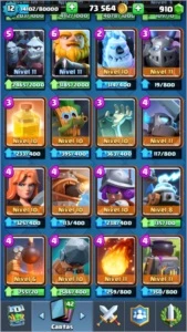 PROMOCAO CONTA COM TODAS AS LENDARIAS E 1000 GEMAS - Clash Royale