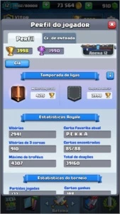 PROMOCAO CONTA COM TODAS AS LENDARIAS E 1000 GEMAS - Clash Royale