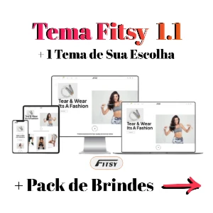 Tema Shopify Fitsy Roupas Esportivas + Atualizações