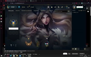 conta no gold 4 boa skins e champs! - League of Legends LOL
